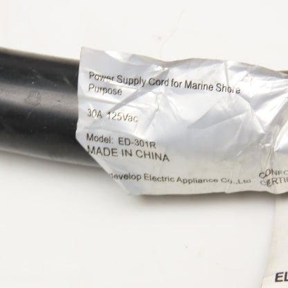 Epicord ED-301R 30A 3 Wire RV Recreational Vehicle Extension Cable 40'