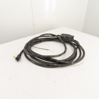 30 Amp 125VAC Power Supply Cordset For RV & Camper 29' Long 3 Wire 10AWG