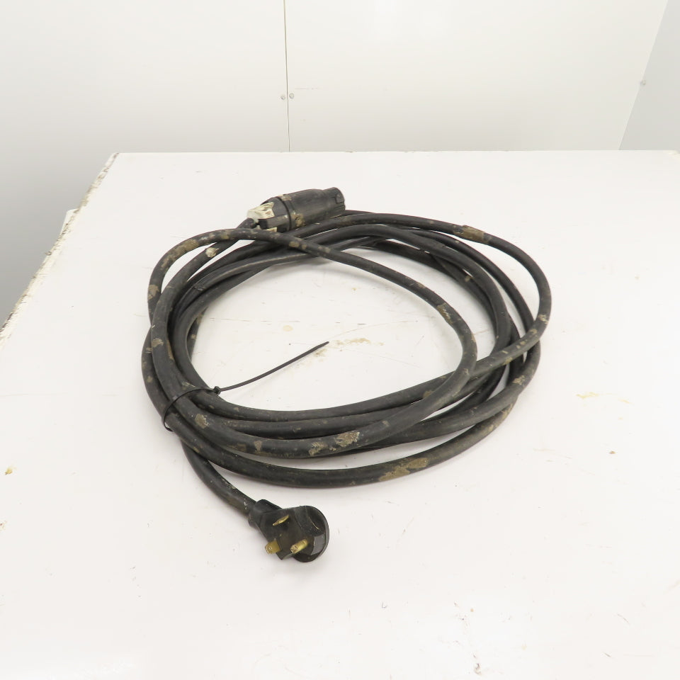30 Amp 125VAC Power Supply Cordset For RV & Camper 29' Long 3 Wire 10AWG