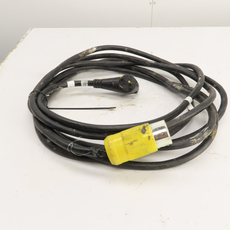 30 Amp 125VAC Power Supply Cordset For RV & Camper 29' Long 3 Wire 10AWG