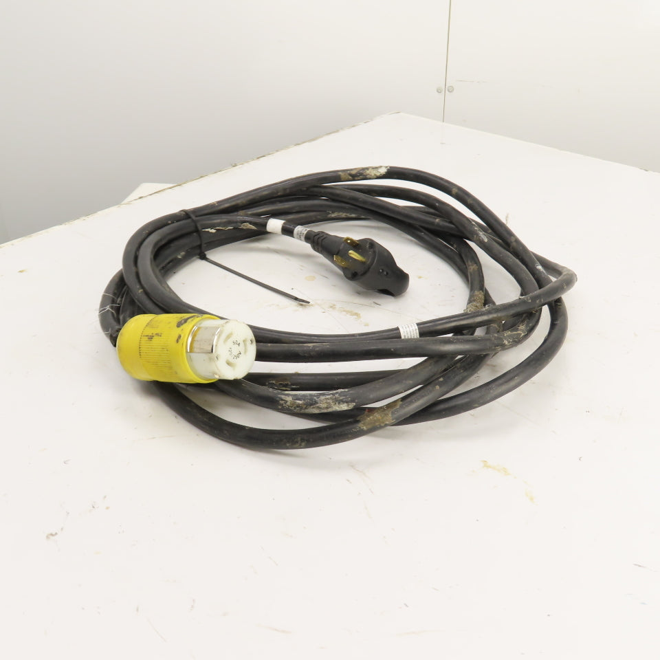 30 Amp 125VAC Power Supply Cordset For RV & Camper 29' Long 3 Wire 10AWG