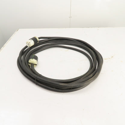 30 Amp 125V Power Supply Extension Cordset For RV & Camper 25' Long 3 Wire 10AWG