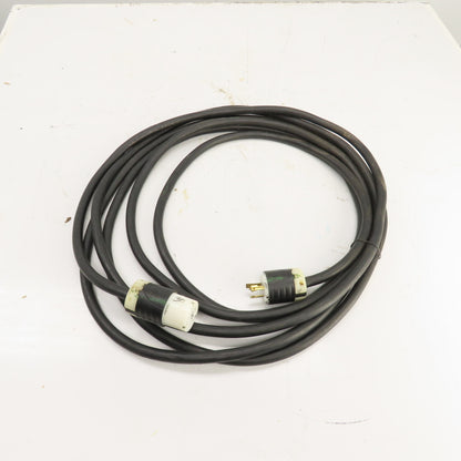 30 Amp 125V Power Supply Extension Cordset For RV & Camper 25' Long 3 Wire 10AWG