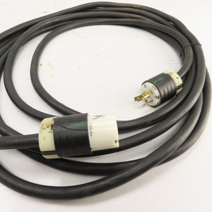 30 Amp 125V Power Supply Extension Cordset For RV & Camper 25' Long 3 Wire 10AWG