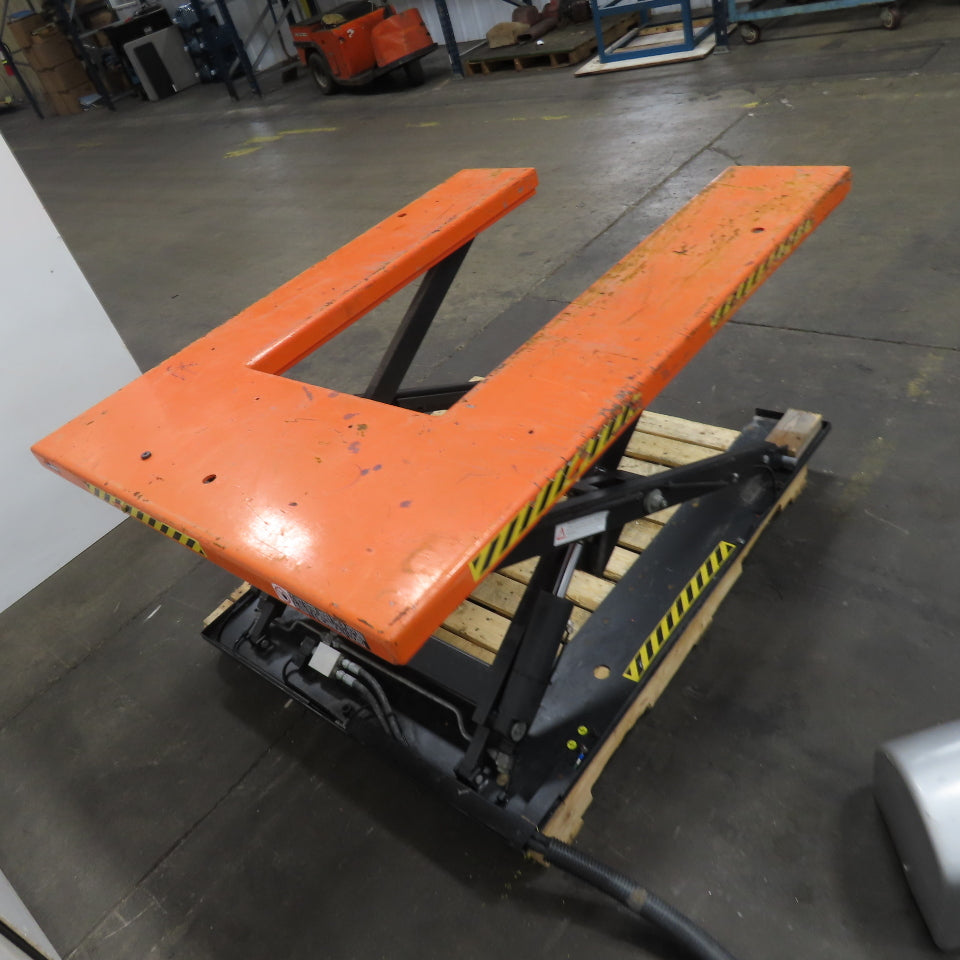 Noble lift HTF-U 1.1 Ton U-Shape Low Profile Electric Lift Table 115V 1Ph