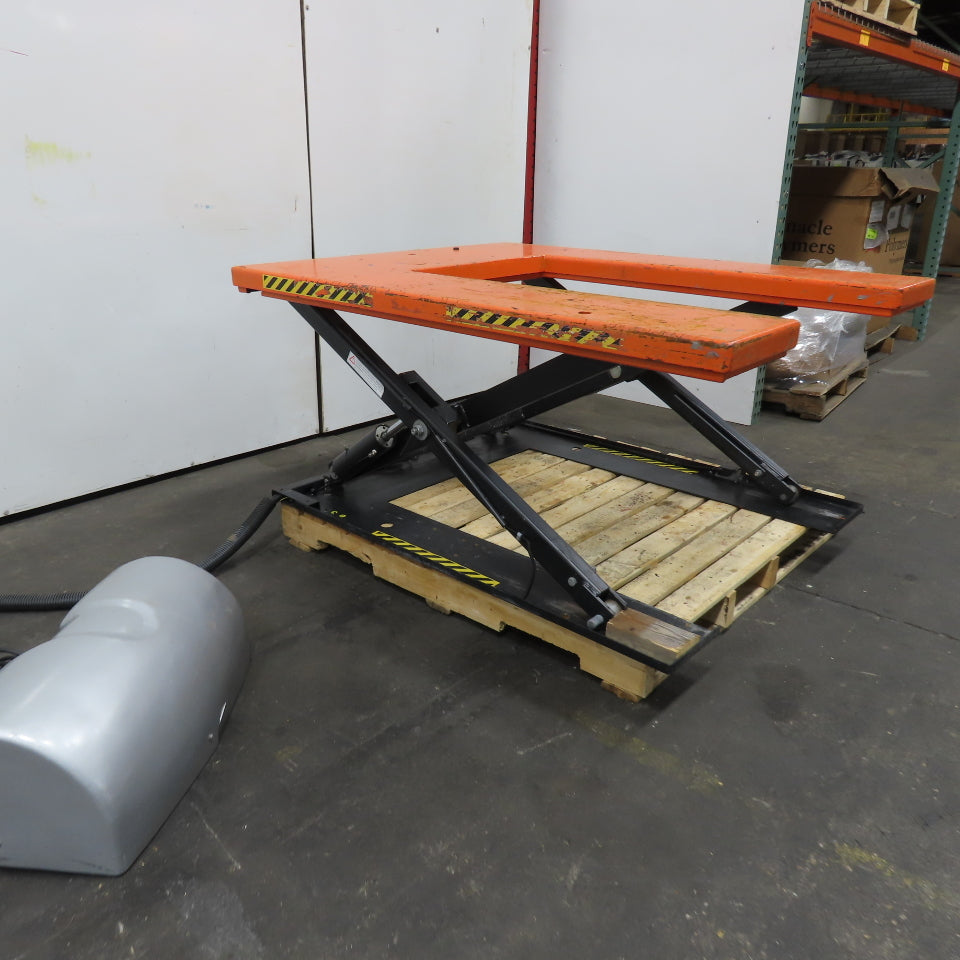 Noble lift HTF-U 1.1 Ton U-Shape Low Profile Electric Lift Table 115V 1Ph