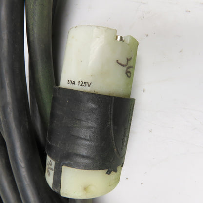 30A 3 Wire RV Recreational Vehicle Extension Cable 36'