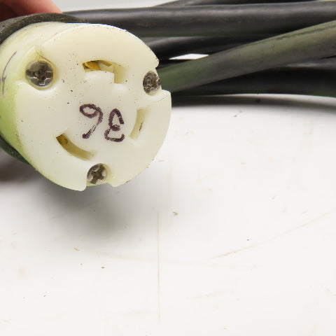 30A 3 Wire RV Recreational Vehicle Extension Cable 36'
