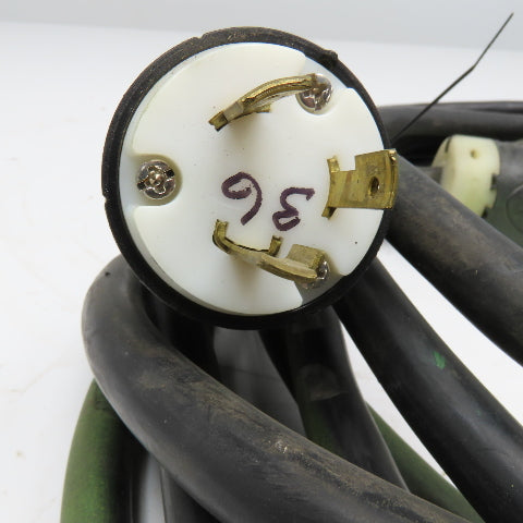30A 3 Wire RV Recreational Vehicle Extension Cable 36'