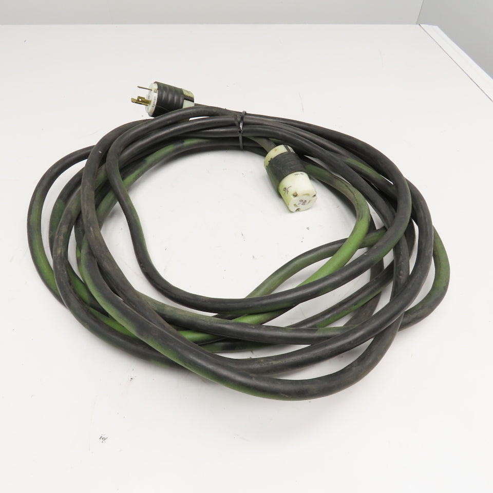 30A 3 Wire RV Recreational Vehicle Extension Cable 36'