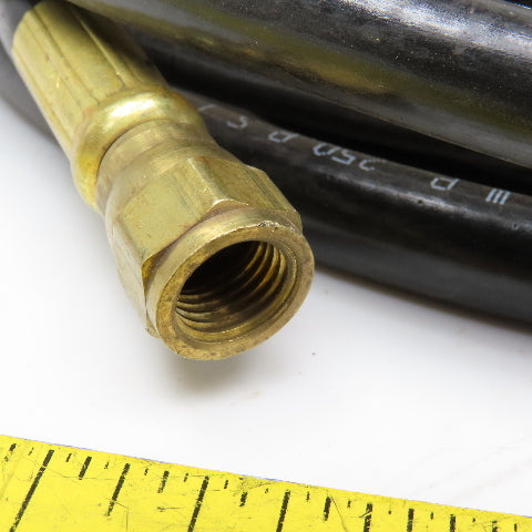 Hypertherm 024065 1/4" Black W/ Green #4 Hose Assembly 15'