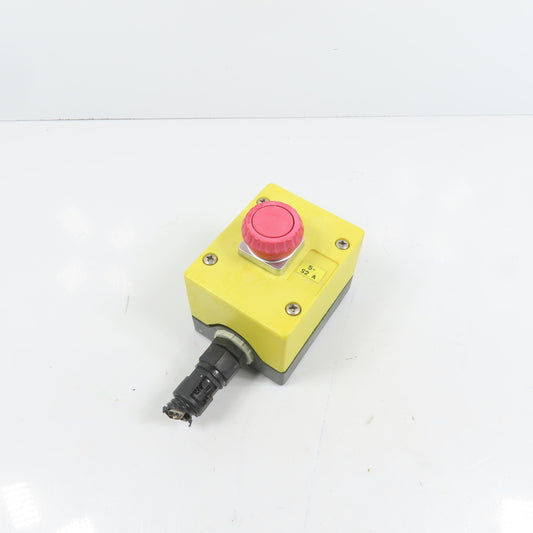 Telemecanique DA02 Push Twist Release Emergency Stop Switch Button W/ Enclosure