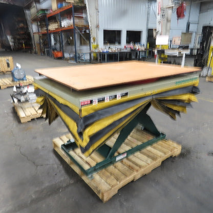 Southworth LS2-36 2000Lb Hydraulic Scissor Lift Table W/60"x42" Rotary Top 115V