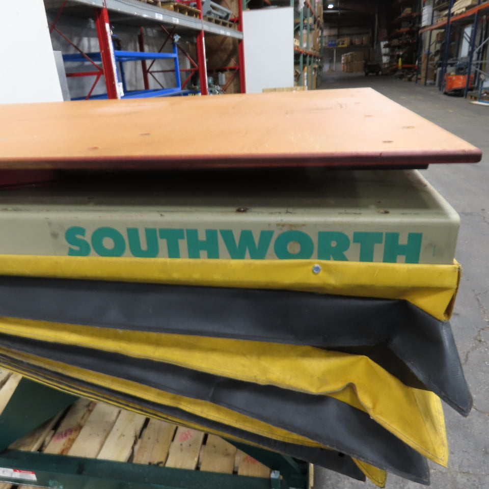 Southworth LS2-36 2000Lb Hydraulic Scissor Lift Table W/60"x42" Rotary Top 115V