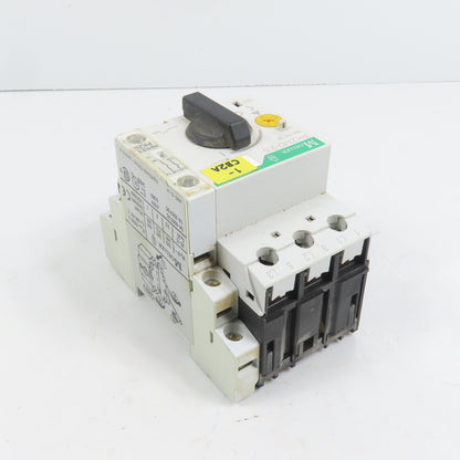 Moeller PKZM0-2.5 Motor Protector Circuit Breaker 1.6-2.5A 600VAC W/ Aux
