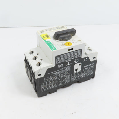 Moeller PKZM0-2.5 Motor Protector Circuit Breaker 1.6-2.5A 600VAC W/ Aux