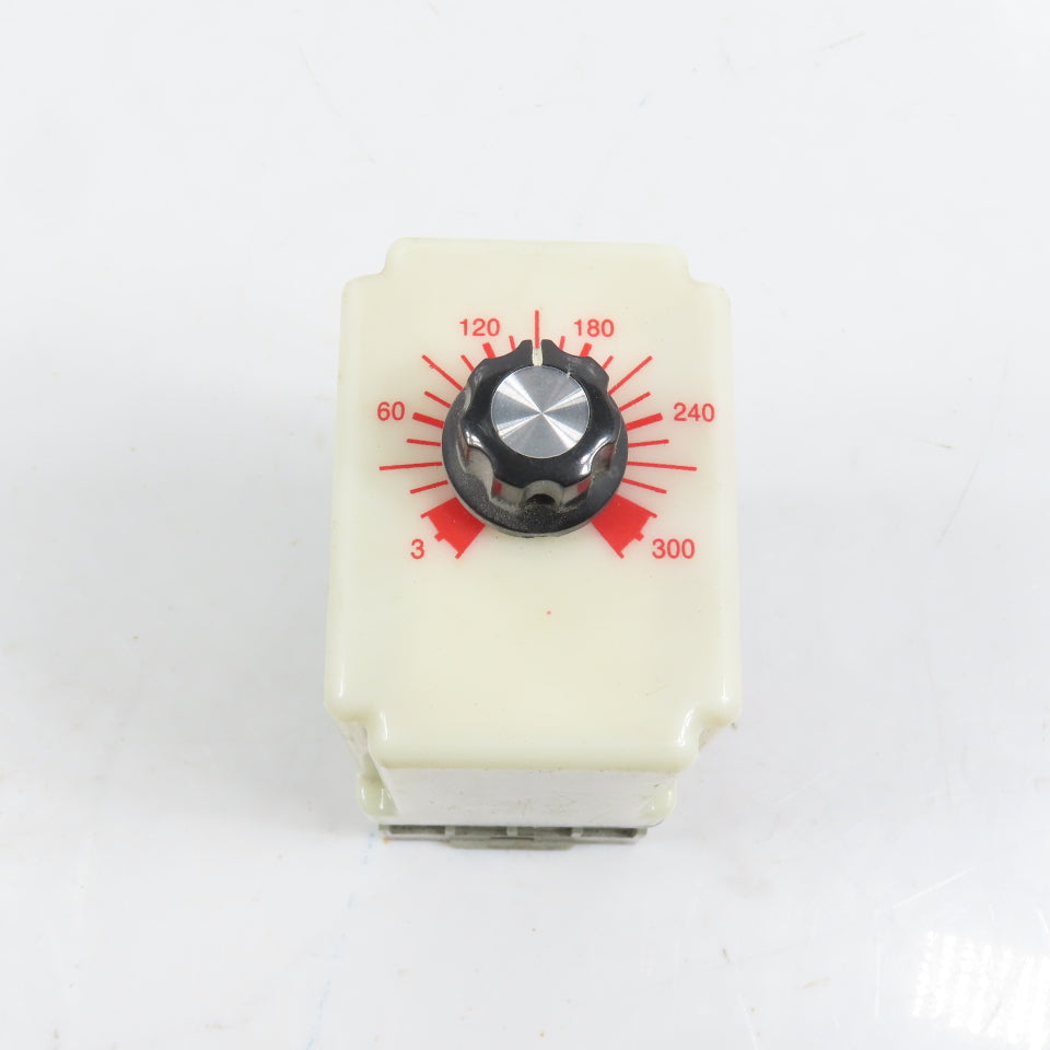 Dayton 5X830E Solid State Time Delay Relay 3-300 Sec 120VAC W/ Base