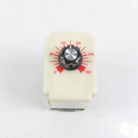 Dayton 5X830E Solid State Time Delay Relay 3-300 Sec 120VAC W/ Base