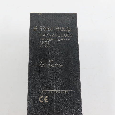 E. Dold & Sohne BA7924.21/002 SafeMaster Time Delay Relay 3A 250V
