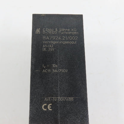 E. Dold & Sohne BA7924.21/002 SafeMaster Time Delay Relay 3A 250V
