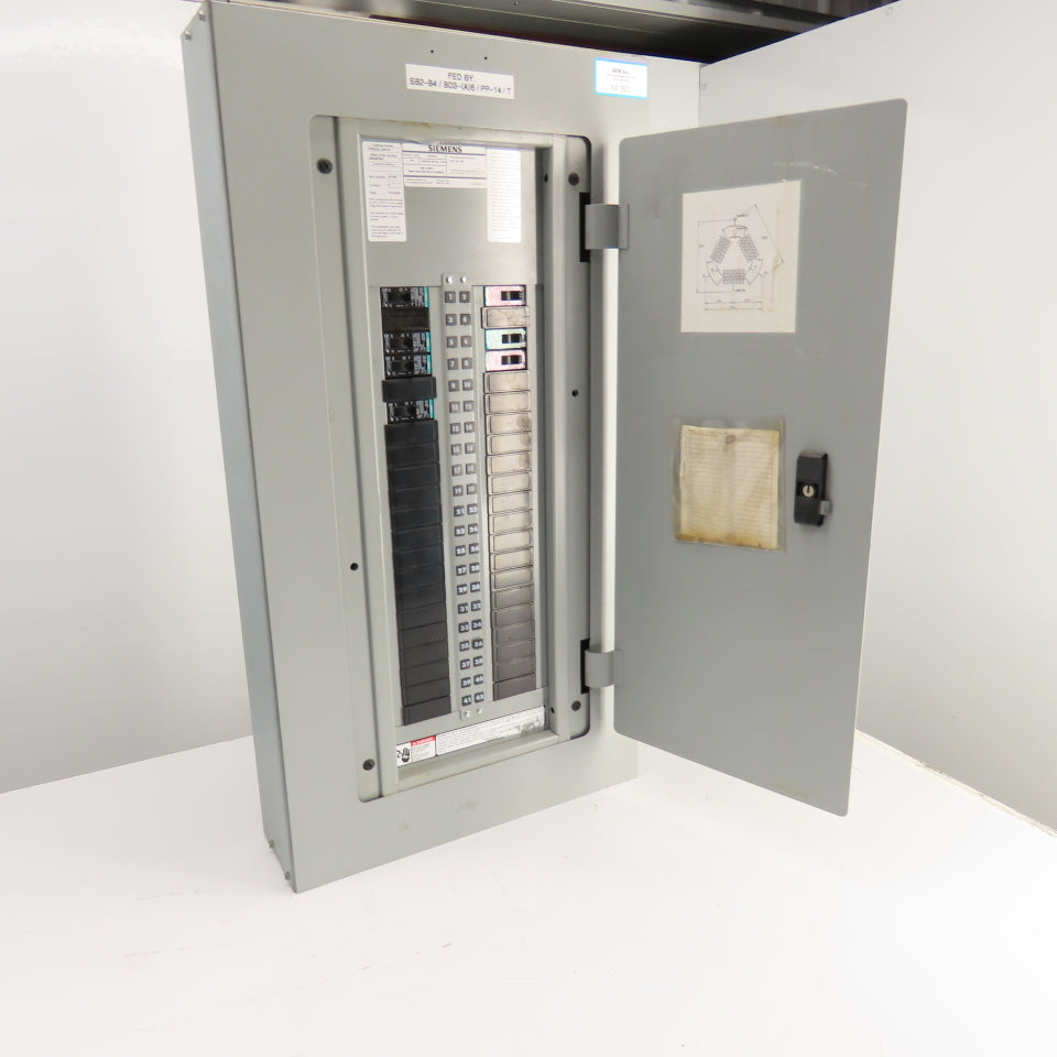 Siemens P2B42ML125FTS 125A 42 Space Panelboard Load Center 240/120V 3PH 4-Wire