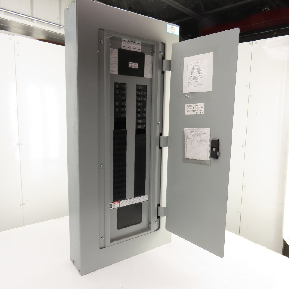 Siemens P1B42ML125CTS 125A 42 Space Panelboard Load Center 240/120V 3PH 4-Wire