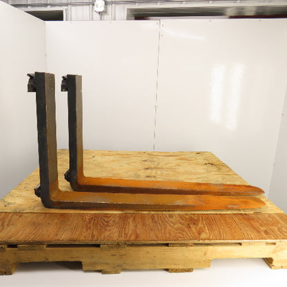 Kenhar K-547 Class II 2 16" Tapered Forklift Forks W/ Latches 35-1/2x4" Set Of 2