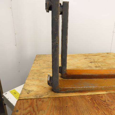 Kenhar K-547 Class II 2 16" Tapered Forklift Forks W/ Latches 35-1/2x4" Set Of 2
