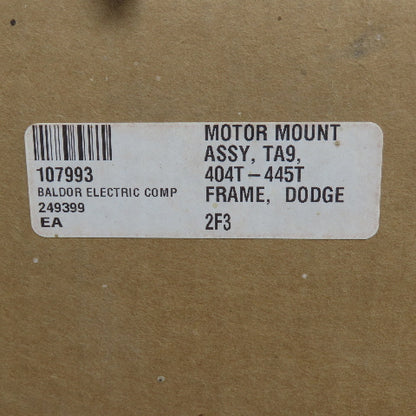 Dodge Baldor 249399 TA9 404T-445T Frame Motor Mount Assembly NEW