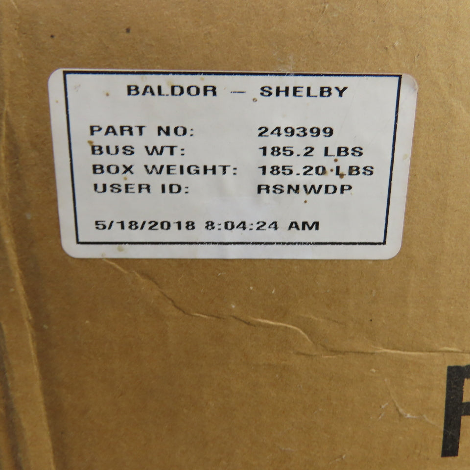Dodge Baldor 249399 TA9 404T-445T Frame Motor Mount Assembly NEW