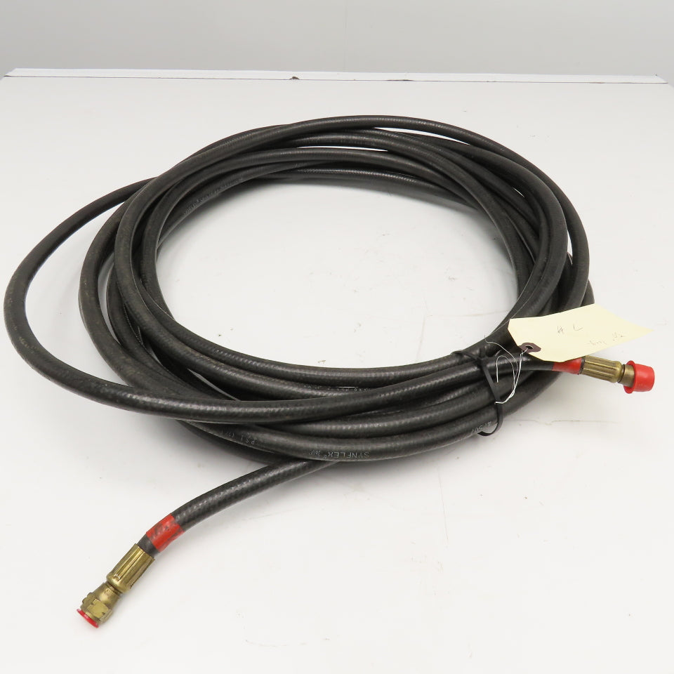 Eaton Synflex 3/8" JIC Flare Female Swivel Hose Assembly 250PSI 50'