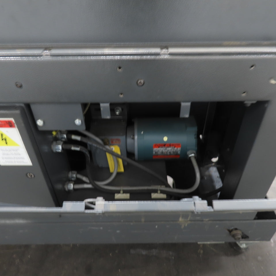 Goss 7' x9" W Variable Speed 2-Section Incline Belt Conveyor 115V 1PH 18/50FPM