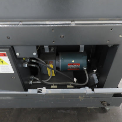 Goss 7' x9" W Variable Speed 2-Section Incline Belt Conveyor 115V 1PH 18/50FPM
