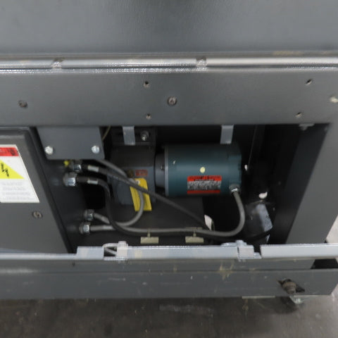 Goss 7' x9" W Variable Speed 2-Section Incline Belt Conveyor 115V 1PH 18/50FPM