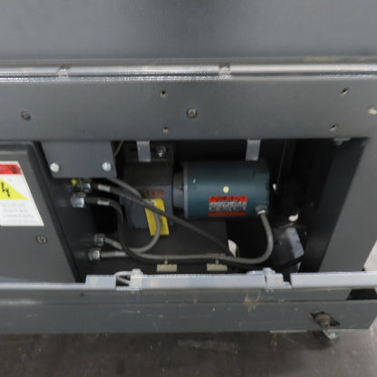 Goss 7' x9" W Variable Speed 2-Section Incline Belt Conveyor 115V 1PH 18/50FPM