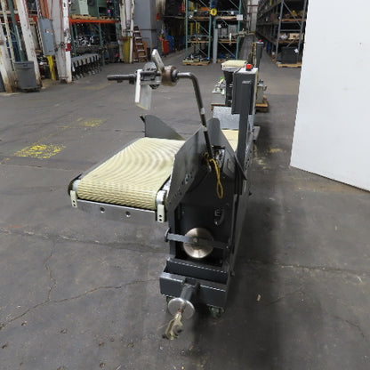Goss 7' x9" W Variable Speed 2-Section Incline Belt Conveyor 115V 1PH 18/50FPM