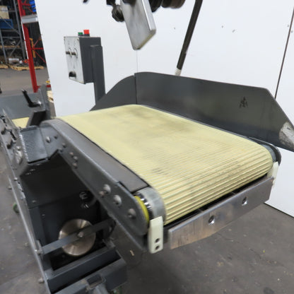 Goss 7' x9" W Variable Speed 2-Section Incline Belt Conveyor 115V 1PH 18/50FPM