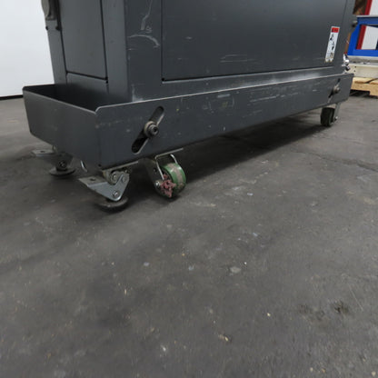 Goss 7' x9" W Variable Speed 2-Section Incline Belt Conveyor 115V 1PH 18/50FPM