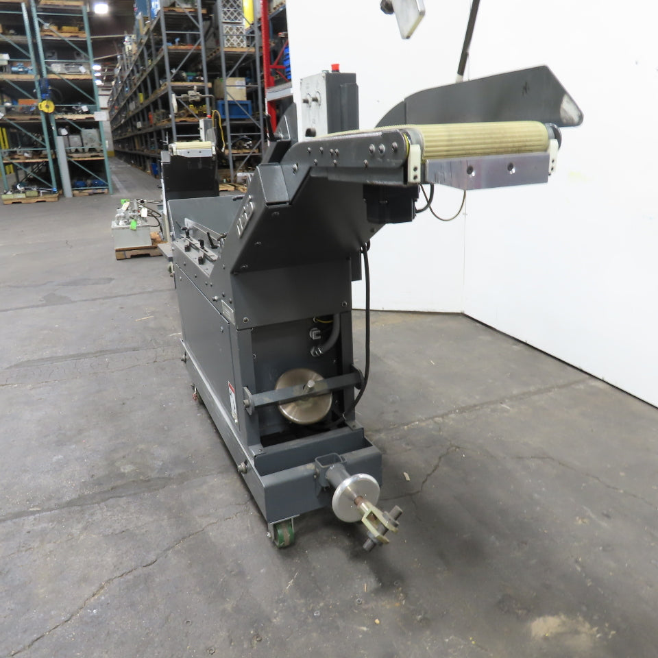 Goss 7' x9" W Variable Speed 2-Section Incline Belt Conveyor 115V 1PH 18/50FPM
