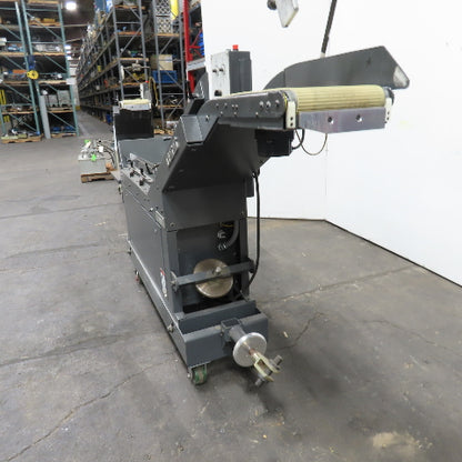 Goss 7' x9" W Variable Speed 2-Section Incline Belt Conveyor 115V 1PH 18/50FPM