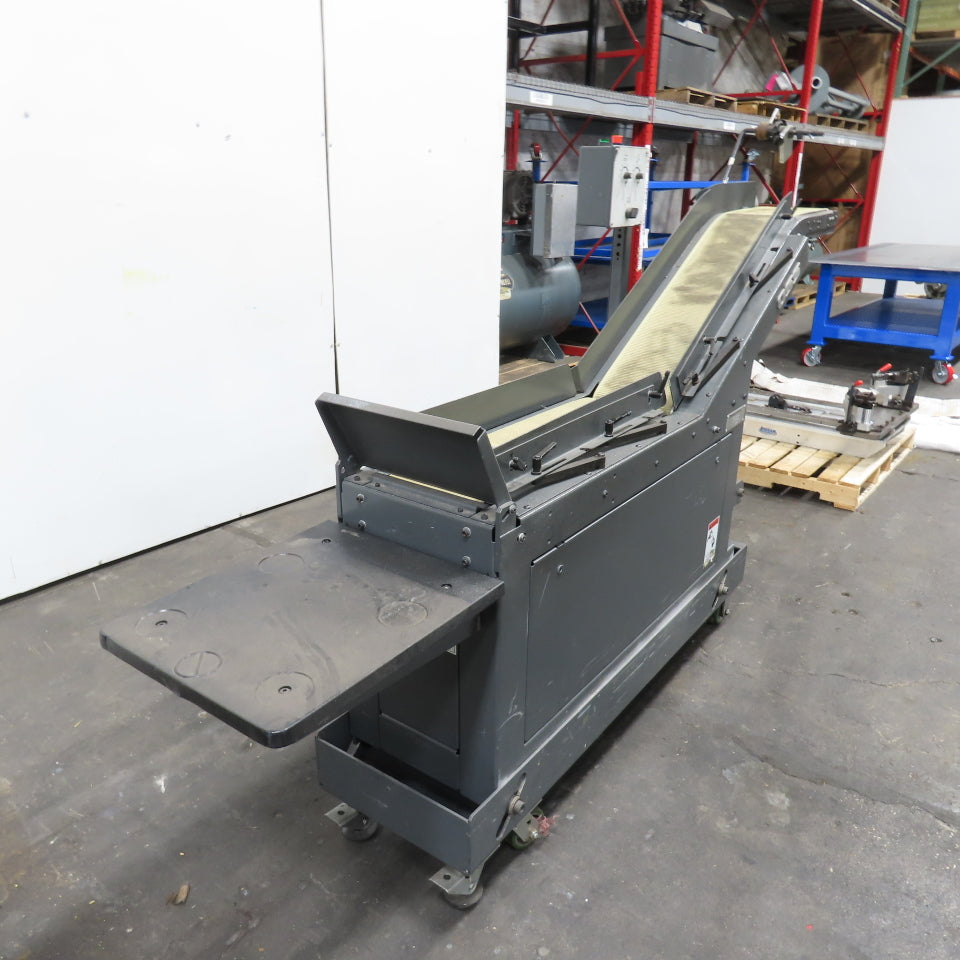 Goss 7' x9" W Variable Speed 2-Section Incline Belt Conveyor 115V 1PH 18/50FPM
