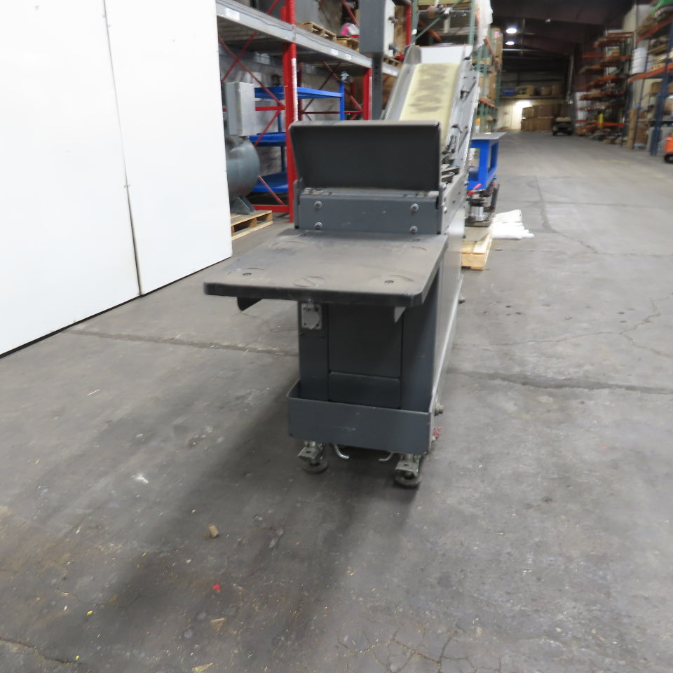 Goss 7' x9" W Variable Speed 2-Section Incline Belt Conveyor 115V 1PH 18/50FPM