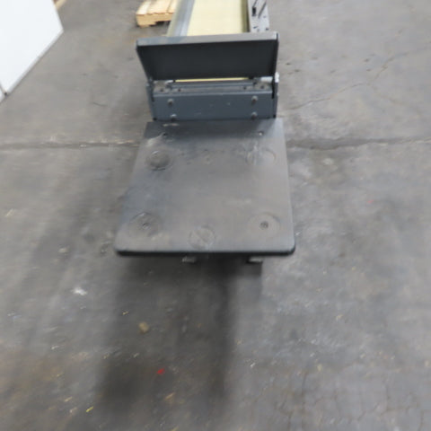 Goss 7' x9" W Variable Speed 2-Section Incline Belt Conveyor 115V 1PH 18/50FPM