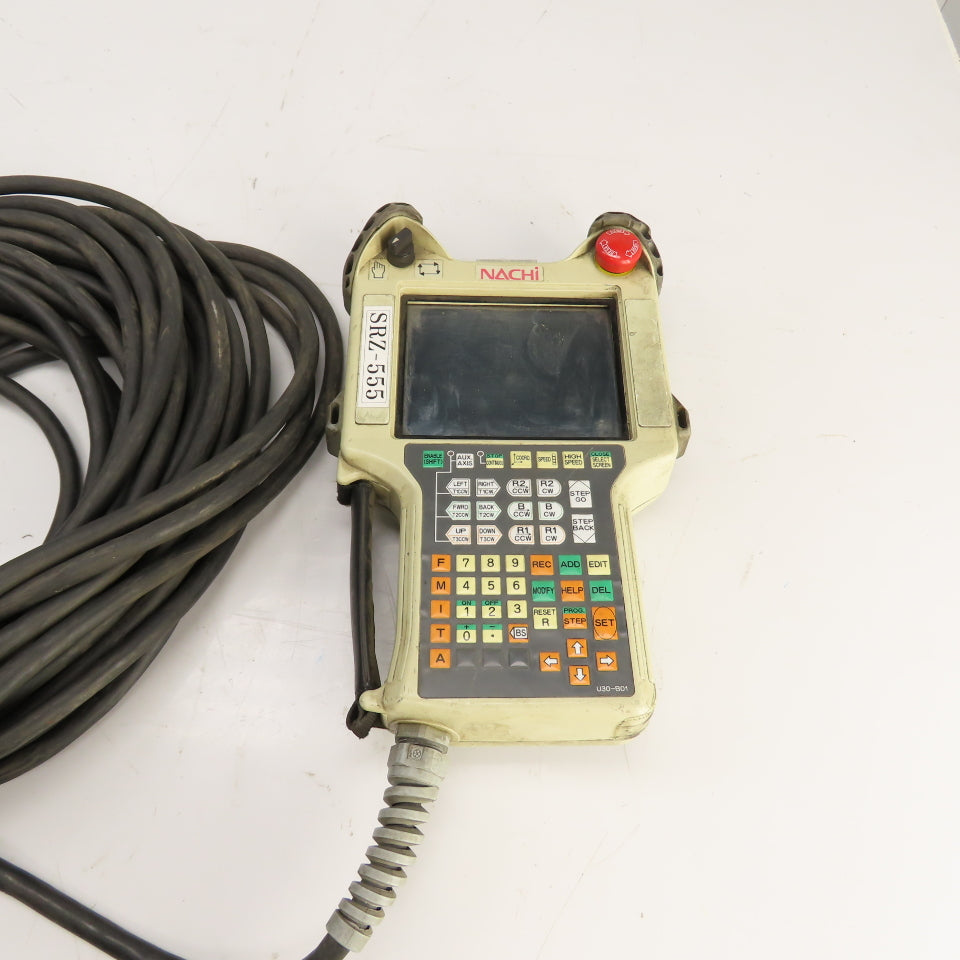 Nachi U30-B01 Robot Teach Pendant Controller W/ 25m Cable