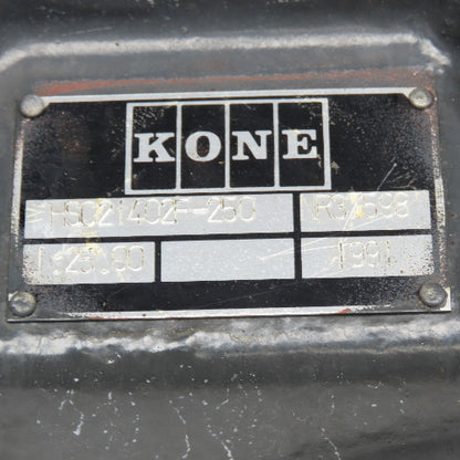Kone HSC21402F-250 25:1 Ratio Right Angle Gear Reducer 1" x 2-3/4" Shafts