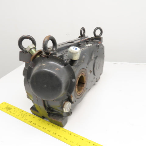Kone HSC21402F-250 25:1 Ratio Right Angle Gear Reducer 1" x 2-3/4" Shafts