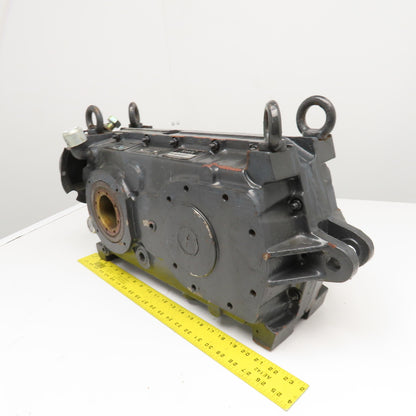 Kone HSC21402F-250 25:1 Ratio Right Angle Gear Reducer 1" x 2-3/4" Shafts