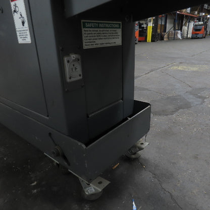 Goss 7' x9" W Variable Speed 2-Section Incline Belt Conveyor 115V 1PH 18/50FPM