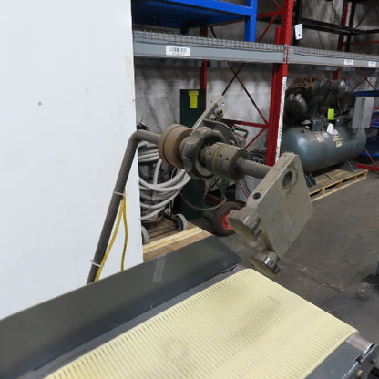 Goss 7' x9" W Variable Speed 2-Section Incline Belt Conveyor 115V 1PH 18/50FPM