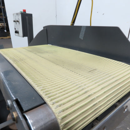 Goss 7' x9" W Variable Speed 2-Section Incline Belt Conveyor 115V 1PH 18/50FPM